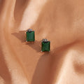 Emerald Stone Studs