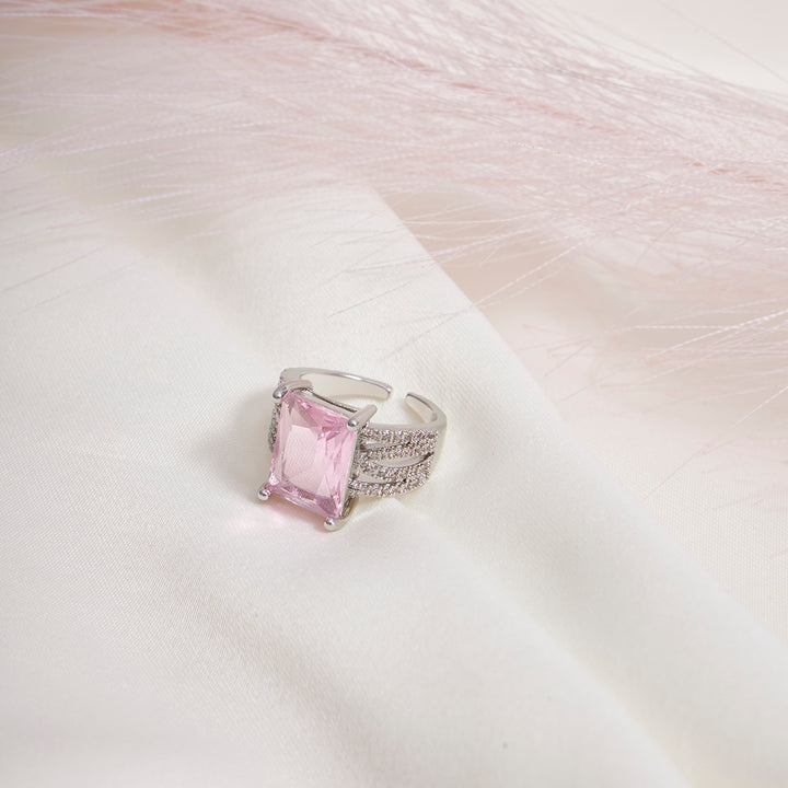 Pink Stone Statement Ring - Sollak Designs