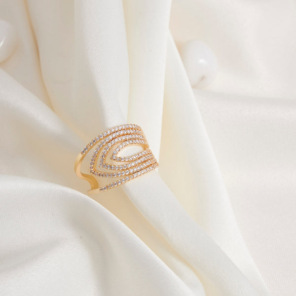 Zirconia Rose Gold Ring - Sollak Designs