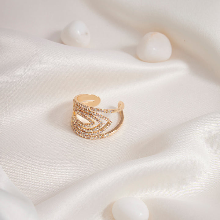 Zirconia Rose Gold Ring - Sollak Designs