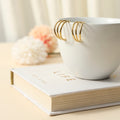 Tri Radiance Gold Plated Hoops