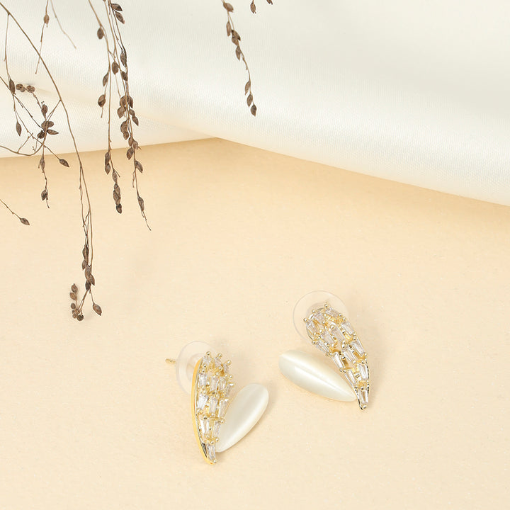 Zirconia Tear Drop Studs - Sollak Designs