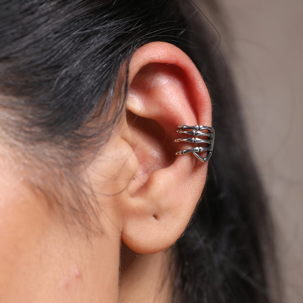 Skeleton Hand Ear Cuffs