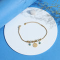 Gold Plated Nazar Bracelet
