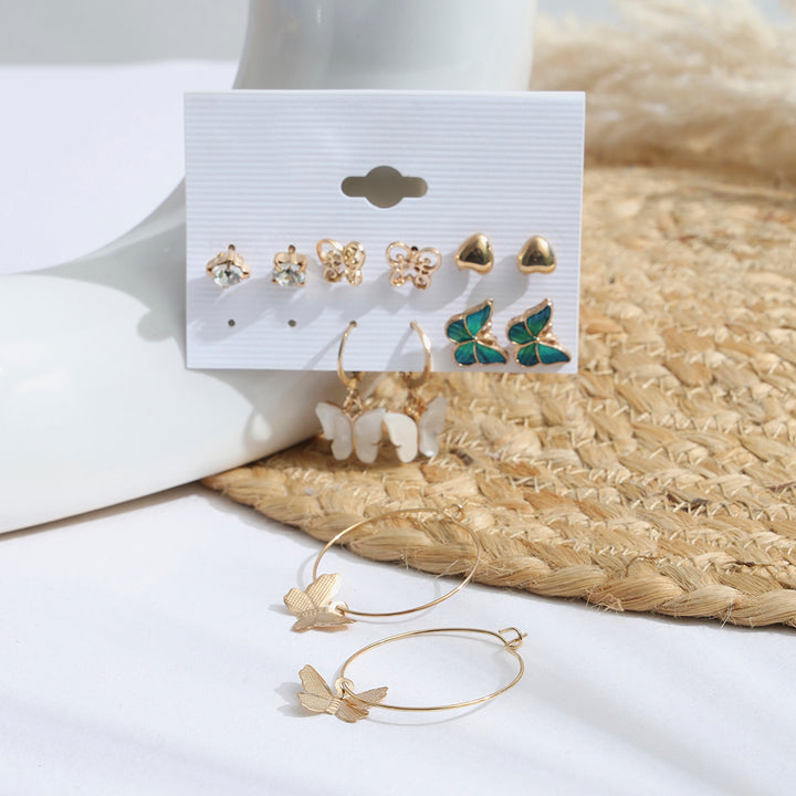 Gold Plated Earrings Combo - Sollak Designs