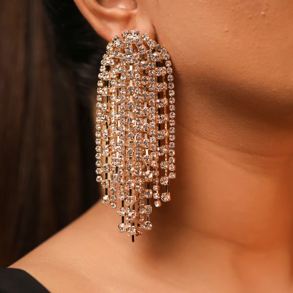 Statement Waterfall Drop Earrings