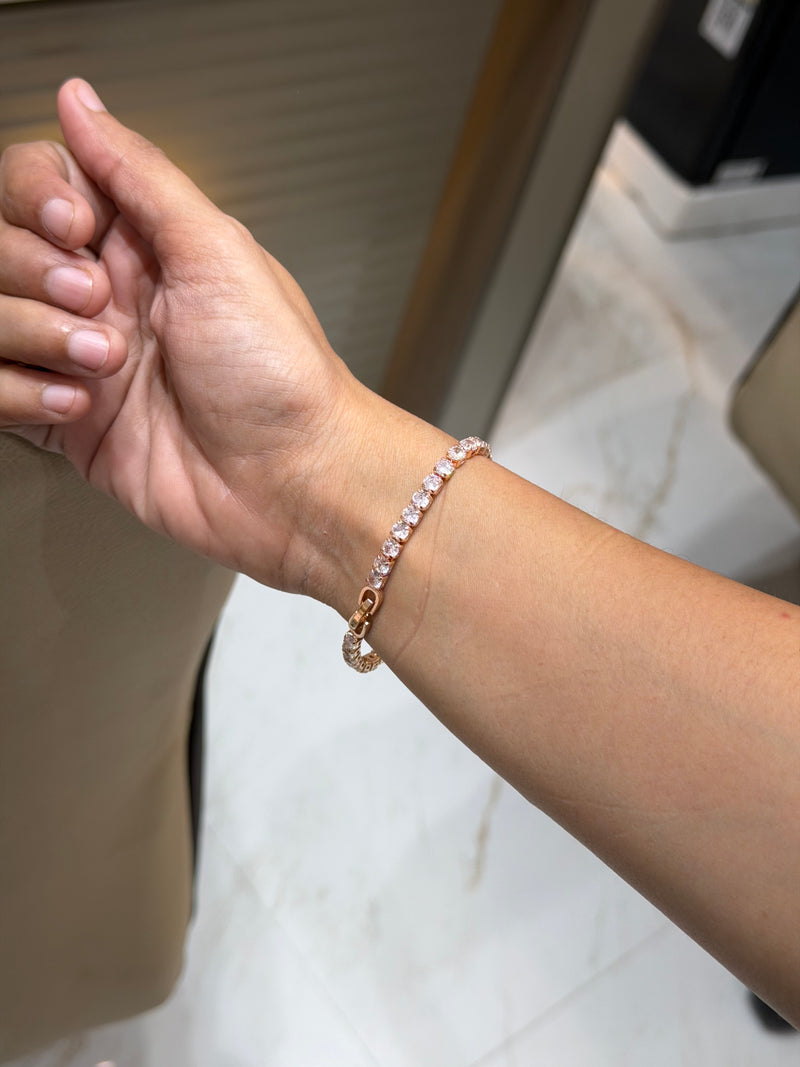 ETERNIA Timeless Tennis Bracelet Rose Gold
