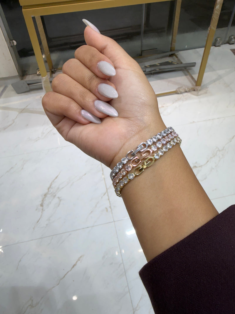 ETERNIA Timeless Tennis Bracelet Stack of 3