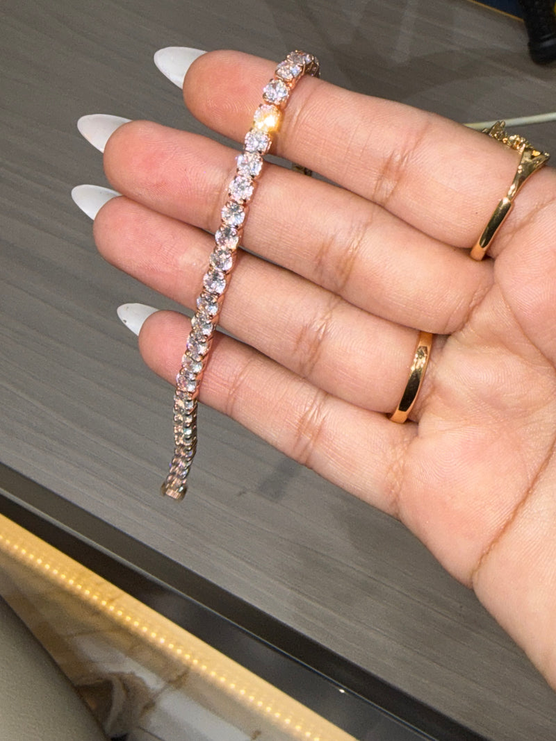 ETERNIA Timeless Tennis Bracelet Rose Gold
