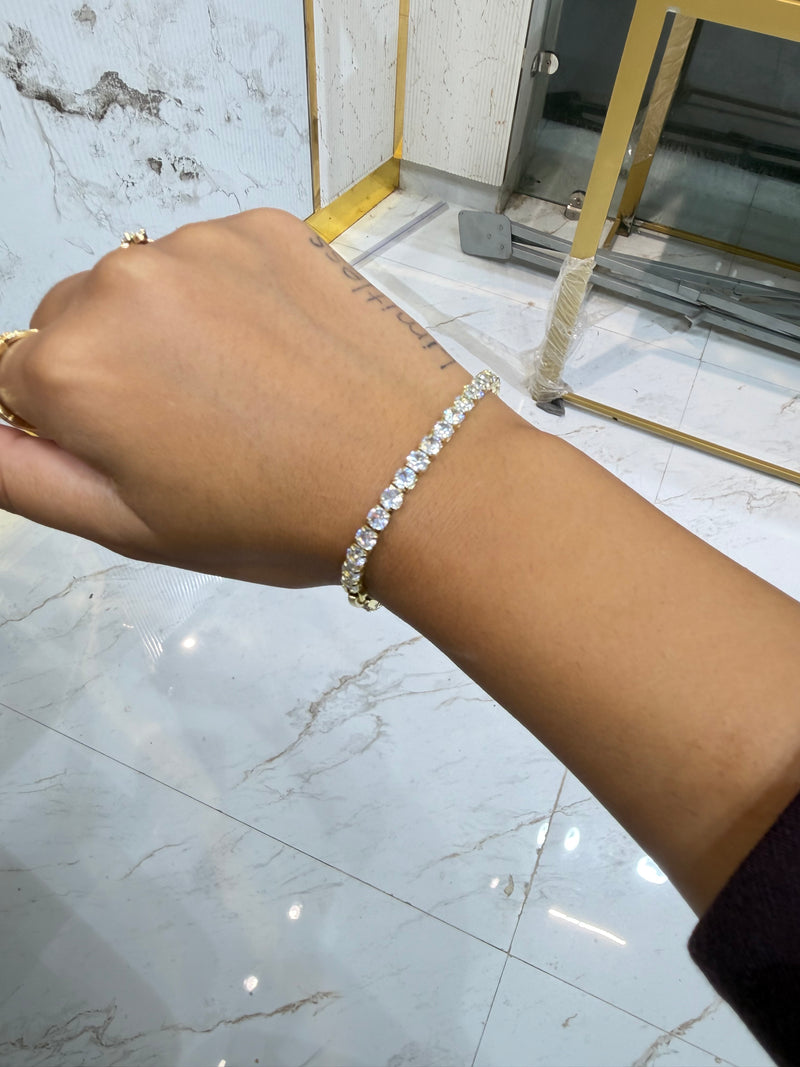 ETERNIA Timeless Tennis Bracelet Gold