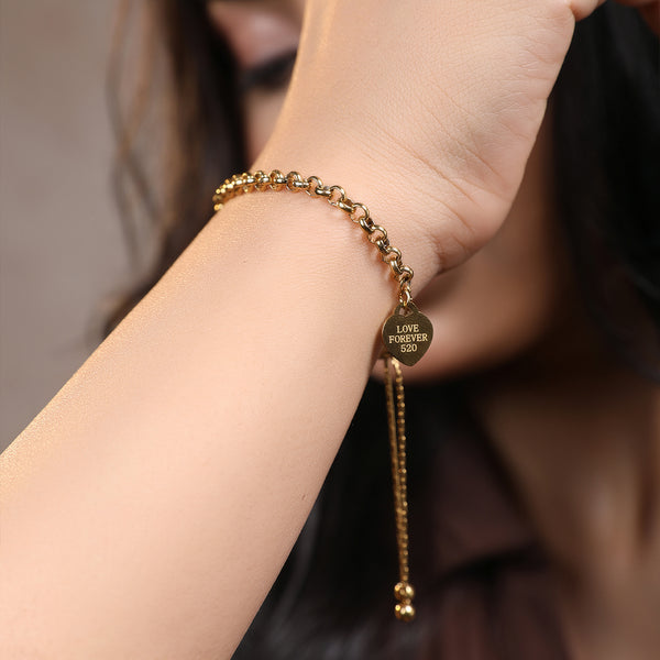 HeartLink Adjustable Bracelet