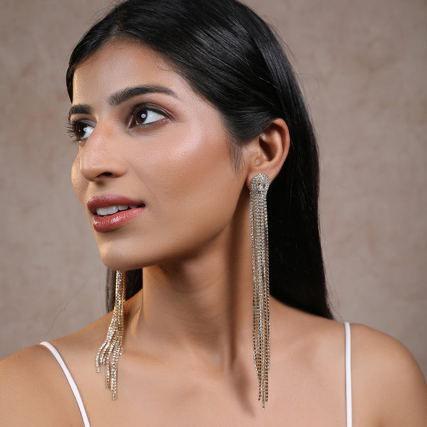 DivaGlint Tassel Earrings