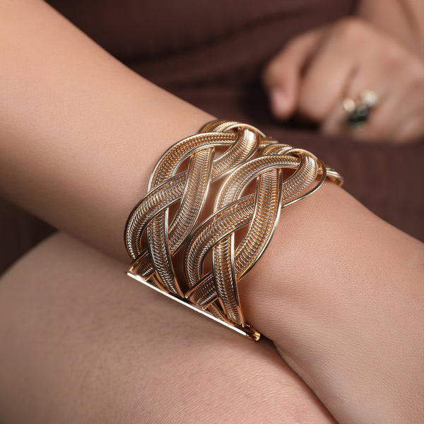 BoldMesh Woven Bangle