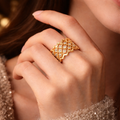 Amoré Lattice Adjustable Ring