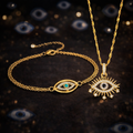 Golden Gaze Evil Eye Set