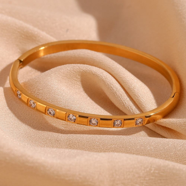 Radiant Gold Cuff Bracelet