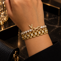 The Power Duo Initial Bracelet Stack