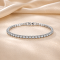 ETERNIA Timeless Tennis Bracelet Rose Silver