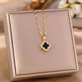 AuraLuck Double Clover Necklace